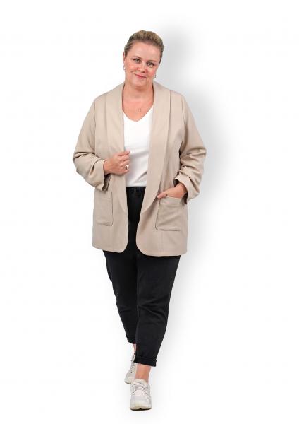 Fadenkäfer Papierschnittmuster Blazer mit Schalkragen Damen